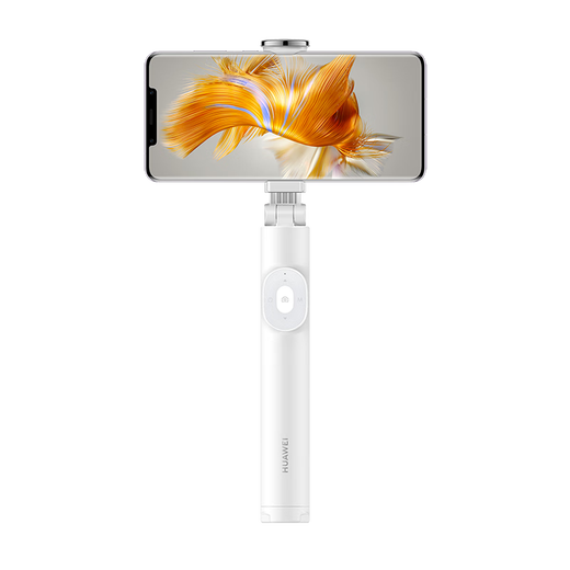 Huawei Original Selfie Stick Tripod Anti-Shake Bluetooth Fernbedienung Wireless Fotografie Douyin Mobile Live Internet Celebrity Stand Selfie Artefact Mini Tragbares Vlog-Shooting Photography Kurzes Video [Intelligent Control Version Bluetooth Fernbedienung] Tripod + Selfie Stick integriert-White