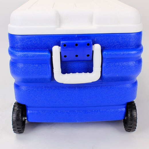 Warm Ice Bear 15-170L outdoor car-mounted sea fishing insulated refrigerator pu fishing stall camping picnic fresher refrigerated 90L wheel (6 sides PU layer