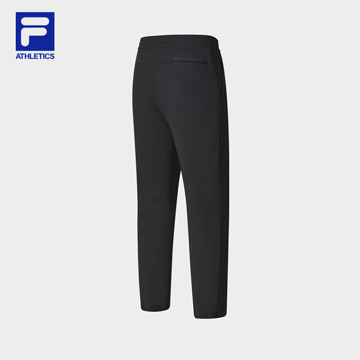 Pantalones de punto para hombres oficiales de FILA en verano Nuevo estilo delgado de protección solar y sensación genial de fitness versátil Pantalones deportivos para hombres Dark Black-Bk XL (180) 88a