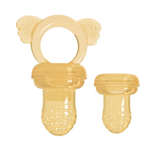 Audemars Piguet Fruit and Vegetable Bites Baby Fruit Fruit Soothing Teether for babies over 6 months old, Koala Style S Size 4 Months + 1 Pack