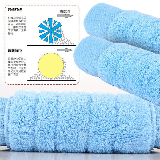 Saga dust removal master flat mop mop lazy man clip cloth mop flat mop contains 2 replacement cloths