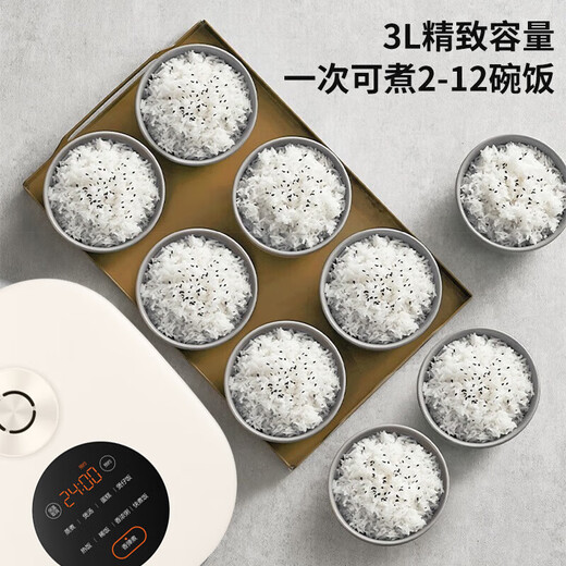 苏泊尔（SUPOR）电饭煲3L家用小容量电饭锅聚能圆厚釜不粘内胆柴火饭养生杂粮饭多功能微压煮饭锅 【SF30FC671】蓝钻内胆 3L