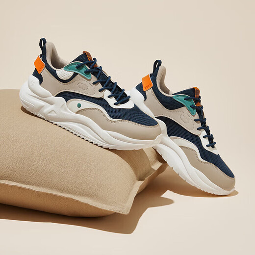 361 Men's Sports Shoes Yunshu 3 Winter Retro Mesh Thick Sole Commuting Casual Dad Shoes Men 672316706-5