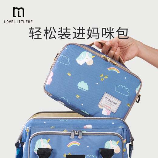 倩挥婴儿新生宝宝外出便携式防水可水洗隔尿垫儿童大尿布包收纳袋 1条装 天马星空