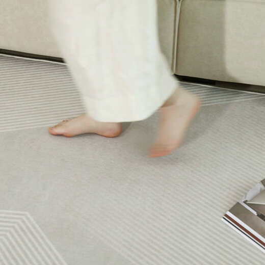 Ковер Vianka Living Carpet [Silk Fleeme с высокой высокой плотностью] Легкое роскошное высококачественное одеяло с диваном без стирки и стирального коврика для спальни Qing Qiang-13566 160 см*230 см [износостойкий и устойчивый к царапинам]