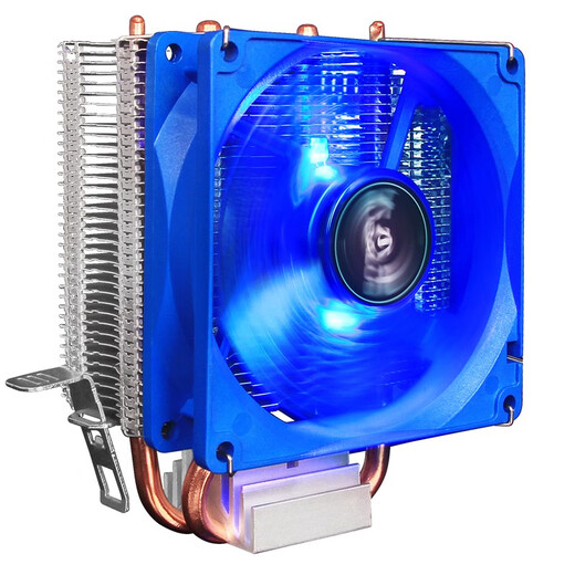 BUBALUS T3 CPU cooler (2 heat pipes/supports Intel/AMD multi-platform/9cm LED fan/extra large cooling fin set/computer main case air cooling/1700)