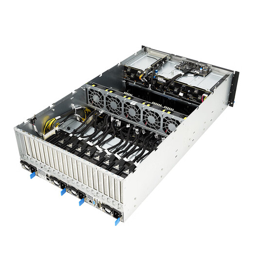 ASUS Dual-Way Xiaolong-Prozessor 8 CARD 4090GPU Server Deepseek Local Deployment/Big Model Argument 4U Rack Server Host Esc8000a-E12 Dual-Way 9754 2.25G 256 Cores/32G/1T RTX5880 ADA