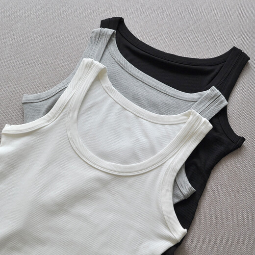 Gilet sportif modal à suspension pour les femmes avec haut de base intérieur avec usure extérieure Trendy Treed Filed printemps and été mince style polyvalent noir mat
