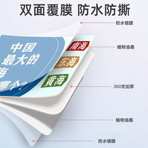 独揽星河知识能量卡中小学生百科知识问答认知趣味选答卡片初中版益智玩具 4盒全套：能量卡672张【带解答】 卓颐能量卡【正面问题 背面解答】