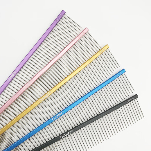 Chongyuan Chonry Chongyuan CY pet grooming piano comb, plucking, knotting and styling straight comb C245 C225 C245 24.5cm full width comb