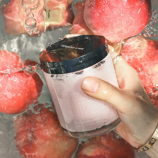 Verbena Linn Scrub Ice Cream Body VL Bath Salt Sea Salt Rub Mud Treasure Whole Body Hand Fragrance Moisturizing Gift for Men and Women 300g 1 Can PP02 Lime Taimang