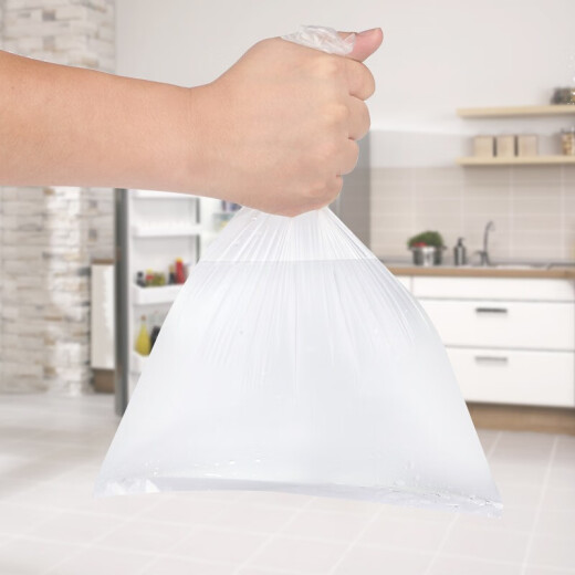 Miaojie medium-sized fresh-keeping bags 200 pieces thick plastic food bags kitchen supermarket