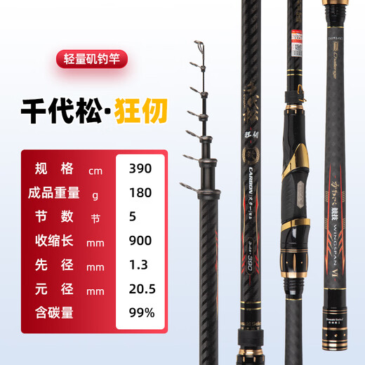 Sasaki Seiko (Sasaki Seiko) rock fishing rod sliding rod complete set Japanese carbon ultra-light large guide eye sliding rod fishing rod rock rod sea rod 5.4m + imported spinning wheel set