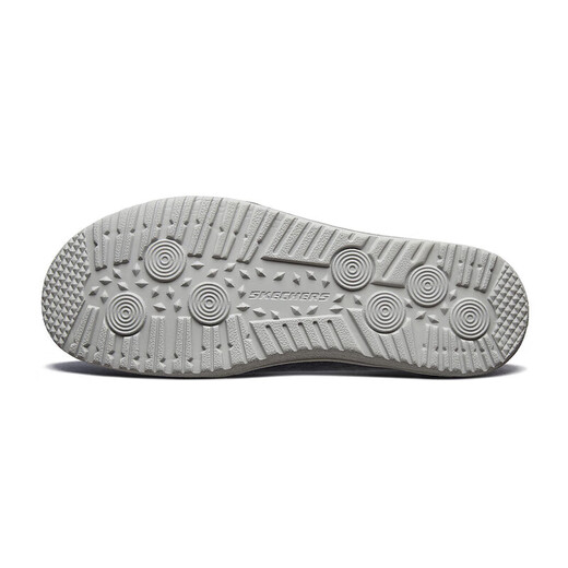 斯凯奇（SKECHERS）男鞋夏季帆布鞋商务休闲鞋软底一脚蹬板鞋66387