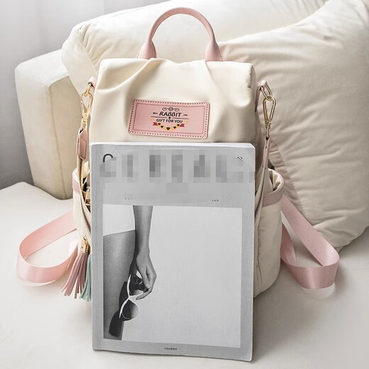 Qingbily (Qbily) backpack for women backpack fashion bag for women travel leisure commuting light travel large capacity crossbody bag black丨Stylish light backpack