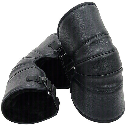 Bovonik knee pads, motorcycle knee pads, winter cold protection, thickened knee pads, battery car protective gear, leg pads, knee pads, short black