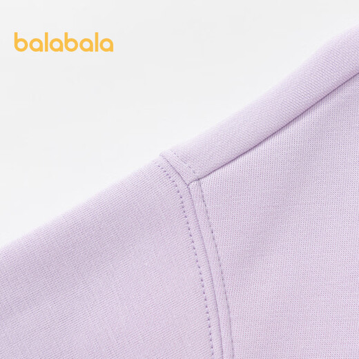 巴拉巴拉男童卫衣儿童秋冬上衣加绒女童高领24121202