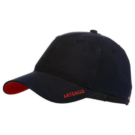 Decathlon Herren Sun Hut leerer Top-Hut Baseball Hut Marine Blau-Rot und dünn (neue und alte Modelle zufällig versendet) 2669062