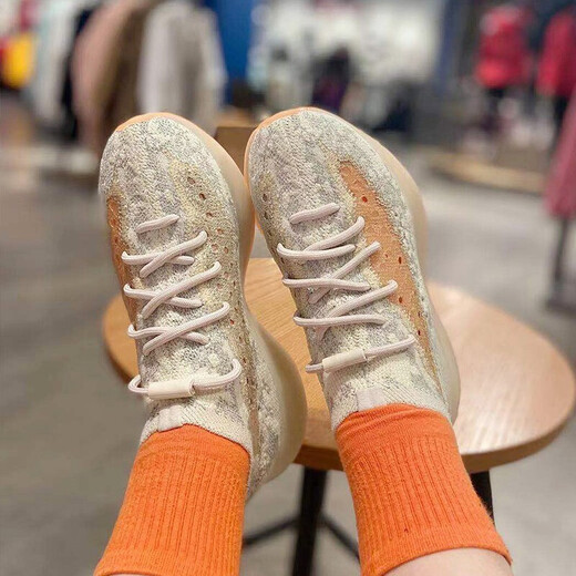 阿迪达斯 （adidas）椰子鞋三叶草男鞋女鞋Yeezy boost 380椰子380透气缓震跑步鞋 FX9764/mist 棕  39