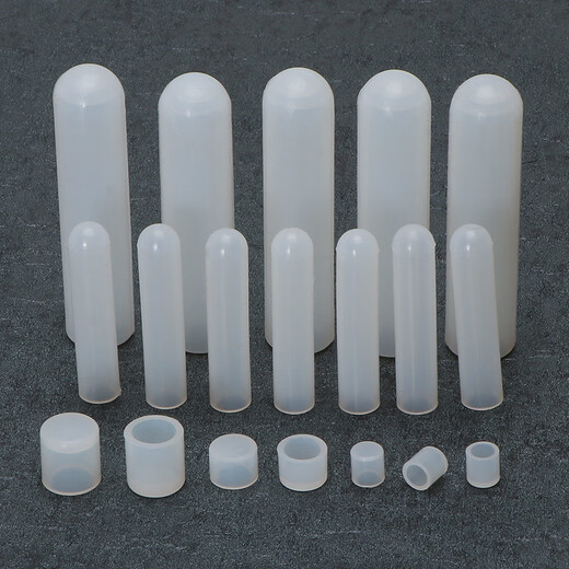 Thousand pieces of light high temperature resistant screw protective sleeve silicone cap thread protective cap screw anti-collision cap silicone sleeve bolt silicone sleeve cap metric thread M2M4M5M8M10M20 rubber sleeve 21.5x72 5 pcs