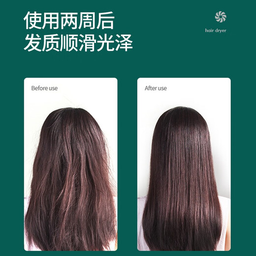 AUX Hair Dryer Home Negative Ions Will Not Damage Hair 1800W High Power High Wind Hair Dryer Dormitory Use Low Power Mini Portable Hair Dryer AH7800 Emerald 1800W