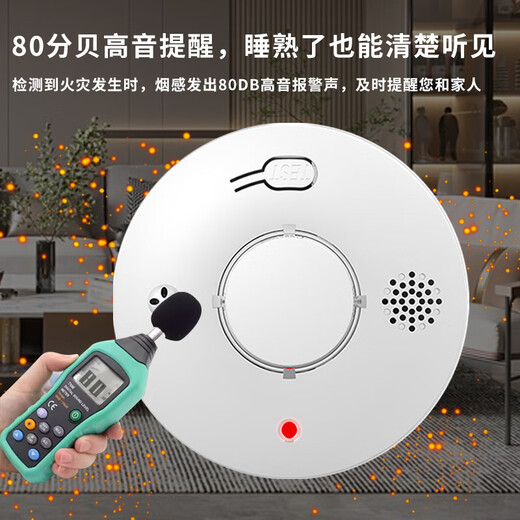 Hauskop smoke alarm fire detector independent photoelectric smoke fire certification acceptance YJsa01