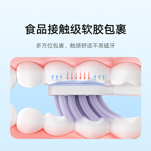Mijia Adapter T501/T501C Mijia Xiaomi Electric Toothbrush Head Sensitive Type 3 Pack Toothbrush Soft Bristles Copper-Free Bristles