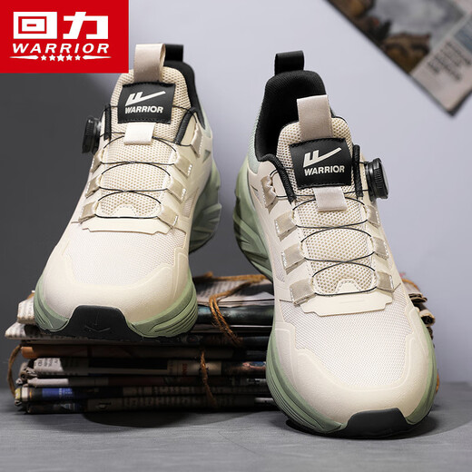 
Warrior running shoes men's rotating button men's shoes wear-resistant sports shoes men's 3899 sand color/military green 41