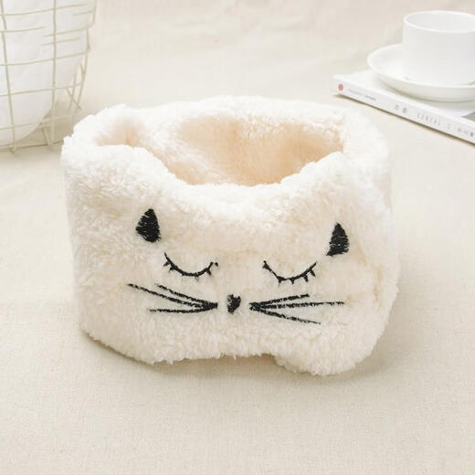 Ji Shili Maternity Confinement Hat Postpartum Autumn and Winter Headband Confinement Velcro Windproof Big Head Circumference October 11 Forehead Protector Hairband Velcro Cat Hairband - Watermelon Red