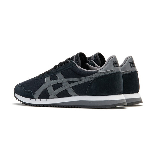 Onitsuka Tiger retro men's and women's shoes low-cut comfortable casual shoes sneakers DUALIO black/grey (1183C315-001) 42