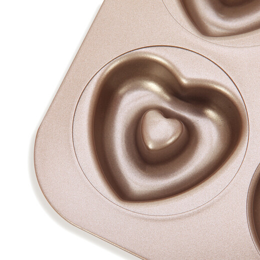 Xuechu Cake Mold, 12-Connect 4-Flower Donut Mold, Butter Rice Cake Mold, Bread Baking Pan Tools