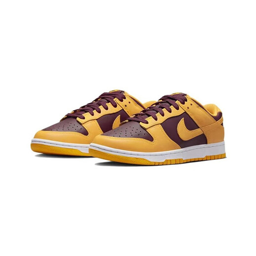 
Nike (NIKE) DUNK LOW men's low-top sports and casual skateboard shoes DQ7683 Yellow wine and red DD1391-702 40