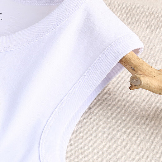 Fons Men's Vest Cotton Waistcoat Bottoming Undershirt Sleeveless Wide Shoulder Slim Sports Fitness Underwear Trendy Men's Pure Cotton Summer V-Neck-Army Green 2XL