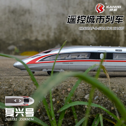 HARMONY TRAIN EMU VOIX SON PHOTOALALLORE Modèle de rail à grande vitesse Remote Contrôle Fuxing Toy Toy Anniversaire Cadeaux Track Train Track 4 Sections + Accessoires
