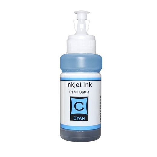 Impresión de calidad T672/674 La tinta de la impresora es adecuada para Epson 1310 1360 1130 1380 11300 L805 T674 Tinta azul claro (6500 páginas)