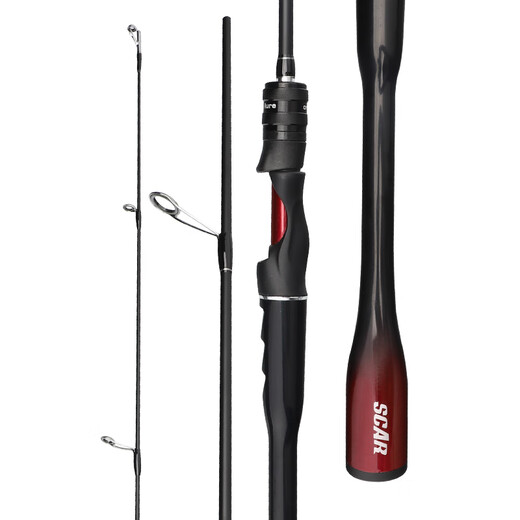 TAIGEK Oka Olua rod universal M quick adjusting gun straight handle spinning wheel water drop wheel wrapping thread novice sea rod fishing rod set 1.65 meters straight handle spinning wheel set (double swing arm wrapping thread)