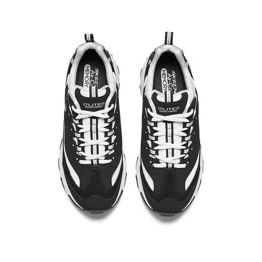 Skechers milk tea bear men's shoes thick-soled panda shoes increased breathability retro dad shoes casual sports shoes 237153