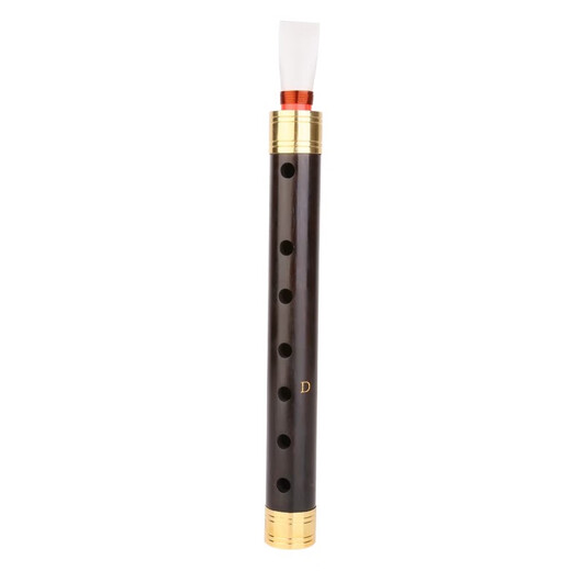 Geyue Ebony Tear-Jeking Pipe Instrument Anfänger Erwachsener Flöte Windmusik Folk Musik Flöte spielen Folk Instrument [Big G Tune] Professionelles goldplattiertes Hoop Tube + 6 Geschenke