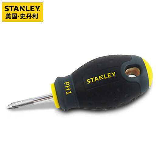 
STANLEY French imported screwdriver small radish head anti-slip three-color handle cross parallel one-character household repair driver screwdriver parallel one-character 3.575mm 64-983