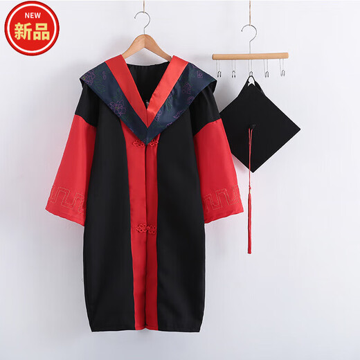 Xue Che Bachelor's Uniform, Master's Uniform, Doctoral Uniform, Tutor Uniform, Undergraduate Adult Degree Uniform, Draped Cloth Shawl Top Hat, Bachelor's Uniform, Liberal Arts Pink S (Clothes + Hat + Tassels + Draped Cloth) Set