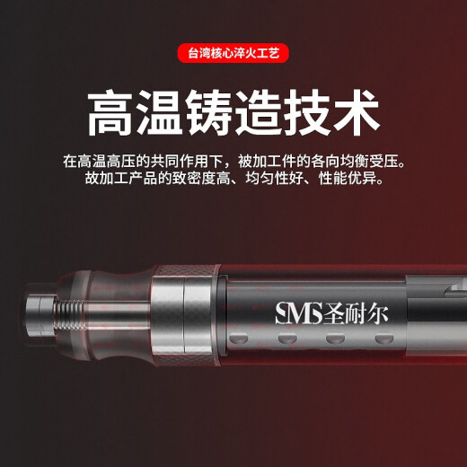 圣耐尔气动打磨机风磨笔气磨工业级小型气动打磨抛光雕刻工具 旗舰版S-6636(大扭力)打磨套餐