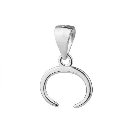 Fat Donglai same style silver plated 18K gold buckle head S925 horn buckle bull nose buckle safety buckle clip buckle diyK hoist hanging silver small bull nose buckle