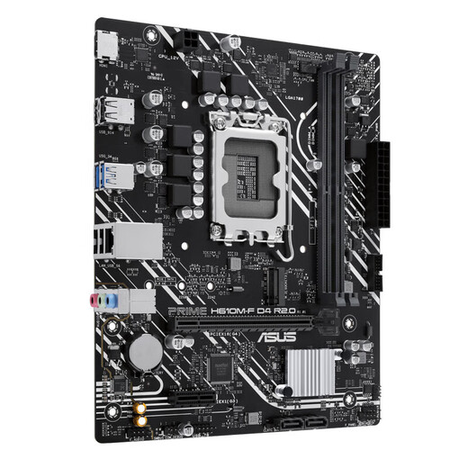 华硕（ASUS）12/13代/14代CPU主板 i3 14100f 13100f 12100f 散片 板U套装 H610M-F DDR4 13代i3-13100F散片【三年店保】