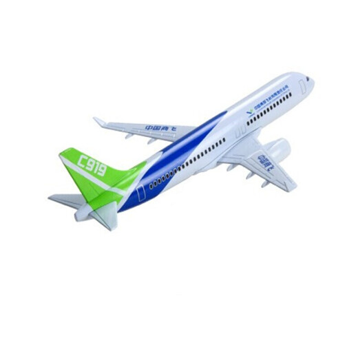 Caipo (CAIPO) children's toys alloy aircraft sound pull back alloy aircraft fighter civil aviation airliner model toy male A380 aircraft + c919 aircraft