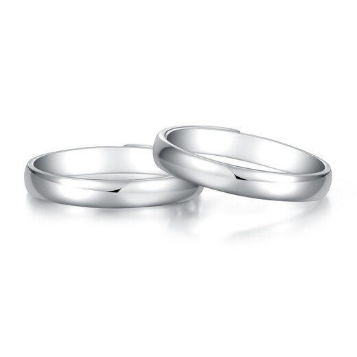 PT950 Platinum Pair of Platinum Rings for Couples, Gifts for Girlfriends, Couples Pair of Rings, Free Engraving