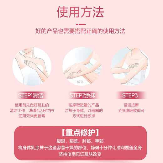 Udoline Vaseline Body Lotion Summer Refreshing Women's Niacinamide Moisturizing Moisturizing Dry Skin Hands and Feet Moisturizing Hand Care