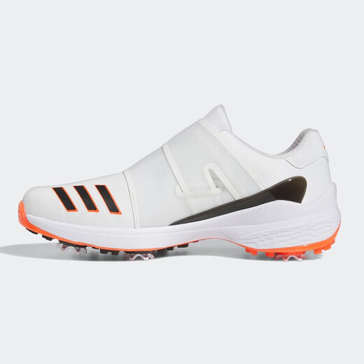 阿迪达斯（adidas）高尔夫球鞋男士ZG23系列新款球鞋 轻量防滑防水有钉鞋 BOA运动鞋 GY9716 白/黑/红 40.5 （UK7）