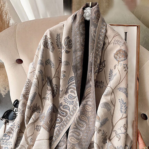 Yu Zhaolin scarf for women in winter shawl, dual-purpose spring and autumn gifts for mothers, warm scarves for elders, air-conditioned room