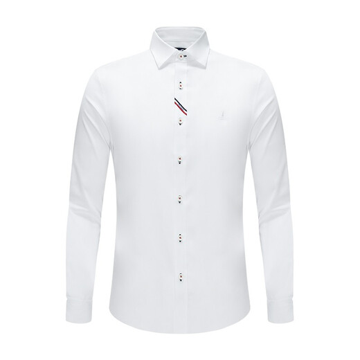 
Navigare Italian small sailing versatile shirt men's long-sleeved spring casual high-end inch shirt color woven commuter business shirt bleached L /40