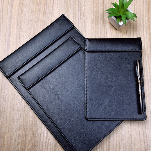 
Bailiwen BL3890 Red A4 Magnetic Writing Board Fixing Board Imitation Leather File Organizing Clip Note Clip Business Meeting Magnetic Clip Pen Clip
